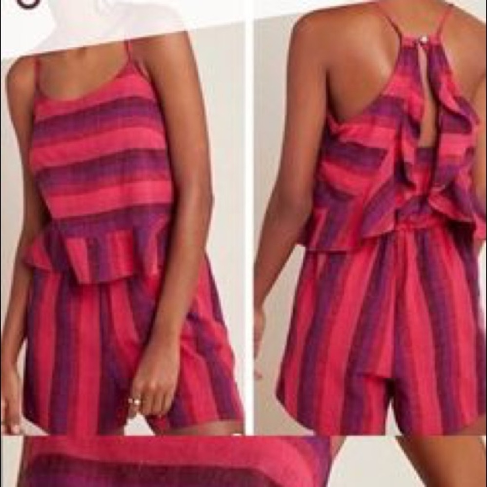 Anthropology Amadi Linen shorts jumper